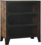 vidaXL - Opbergkast - 72x36x82 - cm - metaal - en - MDF - rustiek - bruin