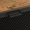 vidaXL - Opbergkast - 72x36x82 - cm - metaal - en - MDF - rustiek - bruin