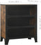 vidaXL - Opbergkast - 72x36x82 - cm - metaal - en - MDF - rustiek - bruin