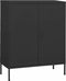 vidaXL - Opbergkast - 80x35x101,5 - cm - staal - antracietkleurig