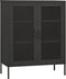 vidaXL - Opbergkast - 80x35x101,5 - cm - staal - antracietkleurig