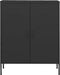 vidaXL - Opbergkast - 80x35x101,5 - cm - staal - antracietkleurig