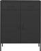 vidaXL - Opbergkast - 80x35x101,5 - cm - staal - antracietkleurig