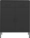 vidaXL - Opbergkast - 80x35x101,5 - cm - staal - antracietkleurig
