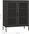 vidaXL - Opbergkast - 80x35x101,5 - cm - staal - antracietkleurig