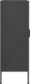 vidaXL - Opbergkast - 80x35x101,5 - cm - staal - antracietkleurig