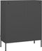 vidaXL - Opbergkast - 80x35x101,5 - cm - staal - antracietkleurig