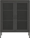 vidaXL - Opbergkast - 80x35x101,5 - cm - staal - antracietkleurig