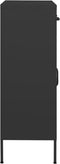 vidaXL - Opbergkast - 80x35x101,5 - cm - staal - antracietkleurig