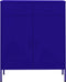 vidaXL - Opbergkast - 80x35x101,5 - cm - staal - marineblauw