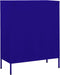 vidaXL - Opbergkast - 80x35x101,5 - cm - staal - marineblauw