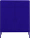 vidaXL - Opbergkast - 80x35x101,5 - cm - staal - marineblauw