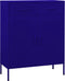 vidaXL - Opbergkast - 80x35x101,5 - cm - staal - marineblauw