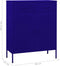 vidaXL - Opbergkast - 80x35x101,5 - cm - staal - marineblauw