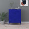 vidaXL - Opbergkast - 80x35x101,5 - cm - staal - marineblauw