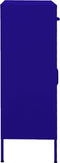 vidaXL - Opbergkast - 80x35x101,5 - cm - staal - marineblauw