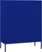 vidaXL - Opbergkast - 80x35x101,5 - cm - staal - marineblauw
