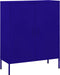 vidaXL - Opbergkast - 80x35x101,5 - cm - staal - marineblauw