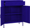 vidaXL - Opbergkast - 80x35x101,5 - cm - staal - marineblauw