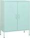 vidaXL - Opbergkast - 80x35x101,5 - cm - staal - mint