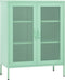 vidaXL - Opbergkast - 80x35x101,5 - cm - staal - mint