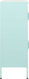 vidaXL - Opbergkast - 80x35x101,5 - cm - staal - mint