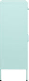 vidaXL - Opbergkast - 80x35x101,5 - cm - staal - mint