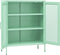 vidaXL - Opbergkast - 80x35x101,5 - cm - staal - mint