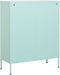 vidaXL - Opbergkast - 80x35x101,5 - cm - staal - mint