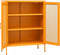 vidaXL - Opbergkast - 80x35x101,5 - cm - staal - mosterdgeel