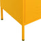 vidaXL - Opbergkast - 80x35x101,5 - cm - staal - mosterdgeel