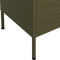 vidaXL - Opbergkast - 80x35x101,5 - cm - staal - olijfgroen