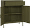 vidaXL - Opbergkast - 80x35x101,5 - cm - staal - olijfgroen