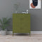 vidaXL - Opbergkast - 80x35x101,5 - cm - staal - olijfgroen