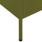 vidaXL - Opbergkast - 80x35x101,5 - cm - staal - olijfgroen
