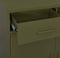 vidaXL - Opbergkast - 80x35x101,5 - cm - staal - olijfgroen