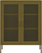 vidaXL - Opbergkast - 80x35x101,5 - cm - staal - olijfgroen