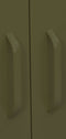 vidaXL - Opbergkast - 80x35x101,5 - cm - staal - olijfgroen