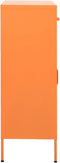 vidaXL - Opbergkast - 80x35x101,5 - cm - staal - oranje