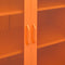 vidaXL - Opbergkast - 80x35x101,5 - cm - staal - oranje