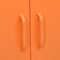vidaXL - Opbergkast - 80x35x101,5 - cm - staal - oranje