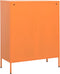 vidaXL - Opbergkast - 80x35x101,5 - cm - staal - oranje