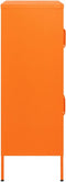 vidaXL - Opbergkast - 80x35x101,5 - cm - staal - oranje