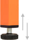 vidaXL - Opbergkast - 80x35x101,5 - cm - staal - oranje