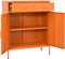vidaXL - Opbergkast - 80x35x101,5 - cm - staal - oranje