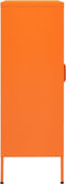 vidaXL - Opbergkast - 80x35x101,5 - cm - staal - oranje