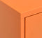 vidaXL - Opbergkast - 80x35x101,5 - cm - staal - oranje