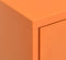 vidaXL - Opbergkast - 80x35x101,5 - cm - staal - oranje