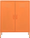 vidaXL - Opbergkast - 80x35x101,5 - cm - staal - oranje