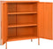 vidaXL - Opbergkast - 80x35x101,5 - cm - staal - oranje